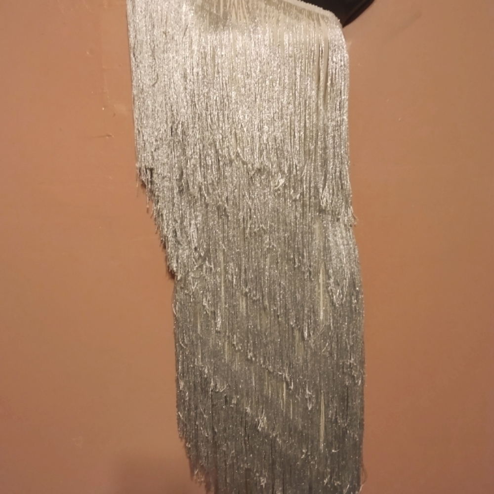 Women's beautiful mini tassel dress for all dressy ocasions